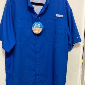 Columbia PFG Performance Fishing Gear Nee with tags